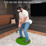 DriVR Elite Mini - Adjustable VR Weighted Golf Club Handle Accessory - Compatible with Quest 2, 3/... - side view | Silarius