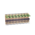Space Age Electronics SSU-MR-828/T Relay Track, 24VDC, LED, Single Pole Double Throw
