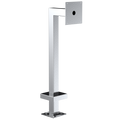 Pedestal Pro 33PE1-DOOR-03-304 45" Stainless Gooseneck Pedestal - DoorBird D21DKH