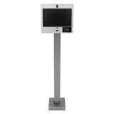 Pedestal Pro 33PED-BUT-003-304 44" Low Stainless Gooseneck - ButterflyMX 11.6" Surface Video Intercom