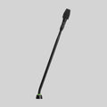 Shure MX410LP/C Microflex 10" Cardioid Modular Gooseneck Microphone, Bi-Color Status Indicator Ring, Less Preamp, Black