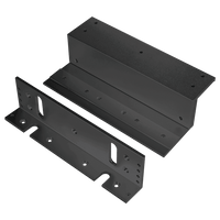 Seco-Larm E-941S-1K2B/ZQ Black Z-Bracket for 1,200-lb Electromagnetic Locks
