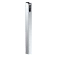 Pedestal Pro 44TOW-DOOR-01-304 47" Stainless Pedestal - DoorBird D1101V