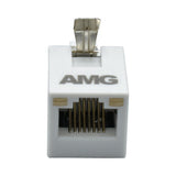 AMG Systems AMG110M-1G-SP Industrial In-Line PoE Surge Protector, 65W PoE Support, In-Line