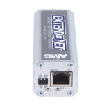 AMG Systems AMG140A-1GR Advanced Model, Industrial 1-Channel PoE Ethernet Repeater, Link Fault Pass-Through and 250M Extended Distance Functions, DIN Rail / Wall Mount