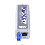 AMG Systems AMG160-1F-1EU Extend-Net Series Industrial Ethernet Extender Over UTP with 90W PoE Pass-Through
