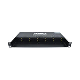 AMG Systems AMG210C 1U 19" Rack Chassis for 12-Mini Media Converters with Dual Hot-Swappable Power Supplies
