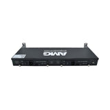 AMG Systems AMG210C 1U 19" Rack Chassis for 12-Mini Media Converters with Dual Hot-Swappable Power Supplies