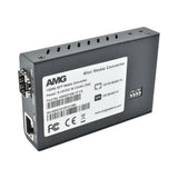 AMG Systems AMG210M-1F-1SM2 Mini Media Converter 100Mb Ethernet to Multimode Fiber, SC Connector, 2-Fiber, AC Power