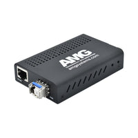 AMG Systems AMG210M-1G-1SM1A 210M Series Mini Ethernet Media Converter, 1-Port 10/100/1000BaseT(x) RJ45, 1-Port 1000BaseFx Multimode, 1-Fiber, LC Connector, 1310nm, 1Km