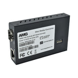 AMG Systems AMG210M-1G-1SM1B 210M Series Mini Ethernet Media Converter, 1-Port 10/100/1000BaseT(x) RJ45, 1-Port 1000BaseFx Multimode, 1-Fiber, 1550nm, LC Connector, 1Km