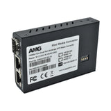 AMG Systems AMG210M-2G-1SS1A 2+1 Commercial Media Converter, 2-Port 10/100/1000Base-T(x) RJ45, 1-Port 1000Base-Fx, Singlemode, 1-Fiber, 1310nm, A-Side, LC Connector