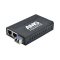 AMG Systems AMG210M-2G-1SM2 2+1 Commercial Media Converter, 2-Port 10/100/1000Base-T(x) RJ45, 1-Port 1000Base-Fx, Multimode, 2-Fiber, 850nm, LC Connectors