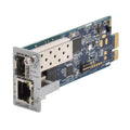 AMG Systems AMG260B-1F-1S Series Industrial Blade Media Converter Card, 1 x 10/100Base-T(x) RJ45 Port, 1 x 100/1000Base-Fx SFP Port, Blade Rack Power Input
