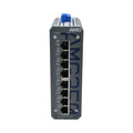 AMG Systems AMG350-8GAT-P200 Series Industrial 8-Port Unmanaged PoE Switch, 8 x 10/100/1000Base-T(x) RJ45 Ports, 48-56VDC Power Input