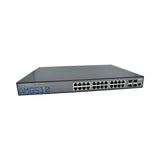 AMG Systems AMG510-24G-4XS-RP Commercial 28-Port Managed Switch, 24x10/100/1000Base-T(x) RJ45 Ports, 4x100M/1/2.5/10G Base-FX SFP+ Ports, 1U, 19" Rack Mount, Dual Redundant Power Supplies