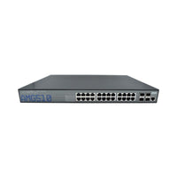 AMG Systems AMG510-24GAT-4XS-P460 Commercial 28-Port Managed Switch, 24x10/100/1000Base-T(x) RJ45 Ports, 4x100M/1/2.5/10G Base-FX SFP+ Ports, 1U, 19" Rack Mount