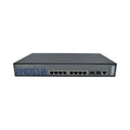 AMG Systems AMG510-8GAT-2S-P210 Commercial 10-Port Managed Switch, 8x10/100/1000Base-T(x) RJ45 Ports, 2x100/1000Base-FX SFP Ports, 1U, 19" Rack Mount