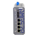 AMG Systems AMG570-2GBT-2GAT-2S-P240 Series Layer 2+ Managed Industrial Ethernet Switch, 4x 10/100/1000TX, 2x 90W, 2x 30W PoE, 2x 100M/1G/2.5G SFP Switch, 52V, 240W PSU, DIN Rail, 2x 1Gb MM SFP
