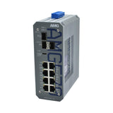 AMG Systems AMG570-8G-3S Series Industrial 11-Port Managed Switch, 8 x 10/100/1000Base-T(x) RJ45 Ports, 3 x 100/1000/2.5G Base-FX SFP Ports