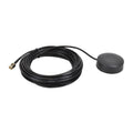 AMG Systems AMGANT-G1-ODA2.5-5B 360° Omni-Directional Antenna, 1x GNSS 2.5dBi Gain SMA-Type Male Connector, IP65, Window Mount with Double Sided Adhesive Pad, 5m (16') RG174 Cable, Black