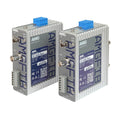 AMG Systems AMGFIB-1VR-3CC-M1B-D Series Dual 1-Channel CVI / TVI / AHD / CVBS Video Receiver, 3-Contact Closure, Multimode 2Km, 1-Fiber per Channel, B-Side
