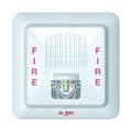 Secutron SPPS-204-25 Wall Mount Square Speaker / Strobe, 25V, White