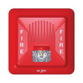 Secutron SPPS-204-70R Wall Mount Speaker / Strobe, 70V, Red