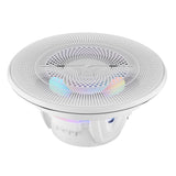 Luxury 6.5” 2-Way Marine Coaxial Speaker with Digital LED Lights and Flush Magnetic Mount Grille | 150W RMS 4-Ohm