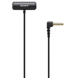 Sony Pro ECM-LV1 Compact Stereo Lavalier Microphone, Omni-Directional, Wind-Screen