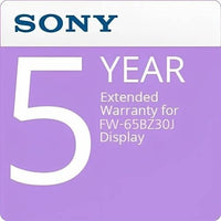 Sony Pro SPS65BZ30JEW5 Extended Warranty Service Plan for Sony FW-65BZ30J 65" BRAVIA Professional Display