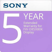 Sony Pro SPS85X80KEW5 Extended Warranty Service Plan for Sony FWD-85X80K 85" BRAVIA Professional Display