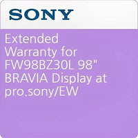 Sony Pro SPS98BZ30LEW5 Extended Warranty Service Plan for Sony FW-98BZ30L 98" BRAVIA Professional Display