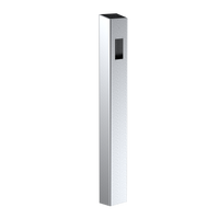 Pedestal Pro 64TOW-AKUV-02-304 47" Stainless Pedestal - Akuvox X912 Surface Mount Video Intercom.