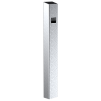 Pedestal Pro 64TOW-AXIS-06-304 47" Stainless Tower fits Axis A8207-VE Mk II Surface Mount
