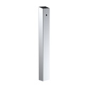Pedestal Pro 64TOW-DORM-01-304 47" Stainless Pedestal - Dormkaba Saflok SR surface reader.