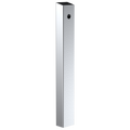 Pedestal Pro 64TOW-PAXT-09-304 47" Stainless Tower fits Paxton Proximity metal reader, chrome