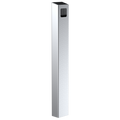 Pedestal Pro 64TOW-VIKI-01-304 47" Stainless Pedestal - Cut out for VIKING Push button phone.