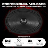 6x9” Water-Resistant Mid-Bass Loudspeaker | 150W RMS 8-Ohm