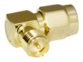 AccelTex ATS-01241 Right Angle RPSMA Jack to RPSMA Plug Adapter