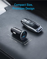 Anker 323 Car Charger (52.5 W) - detail view | Silarius