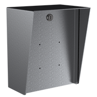 Pedestal Pro 810HOU-LIFT-01-304 8" x 10" Portrait Stainless Housing fits Liftmaster KPW5 acc system.