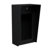 Pedestal Pro 814HOU-2NIP-01-CRS 8" x 14" Portrait Steel Housing, Black, fits 2N IP Safety or Force