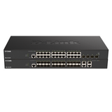 D-Link DXS-1210-28S Smart Managed 28-Port Switch with 24 X 10G SFP+ Ports | 4 X 1G Ports