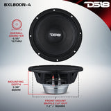 XL 8" Mid-Range Loudspeaker 4-Ohm With Neodymium Magnet 400 Watts RMS