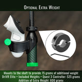 DriVR Elite Mini - Adjustable VR Weighted Golf Club Handle Accessory - Compatible with Quest 2, ... - detail view | Silarius