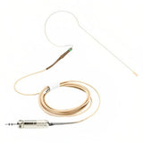 Countryman E6DW5L2SR E6 Directional Earset Microphone, Light Beige, 2mm Cable, Connector Code SR