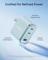 Anker Nano Charger (70W, 3 Ports) - detail view | Silarius