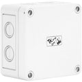 Space Age Electronics FE-A1343 Junction Box with Terminals and 2-Cable Glands