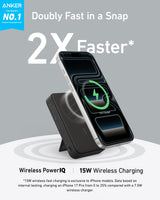 Anker MagGo Power Bank (10K) - side view | Silarius